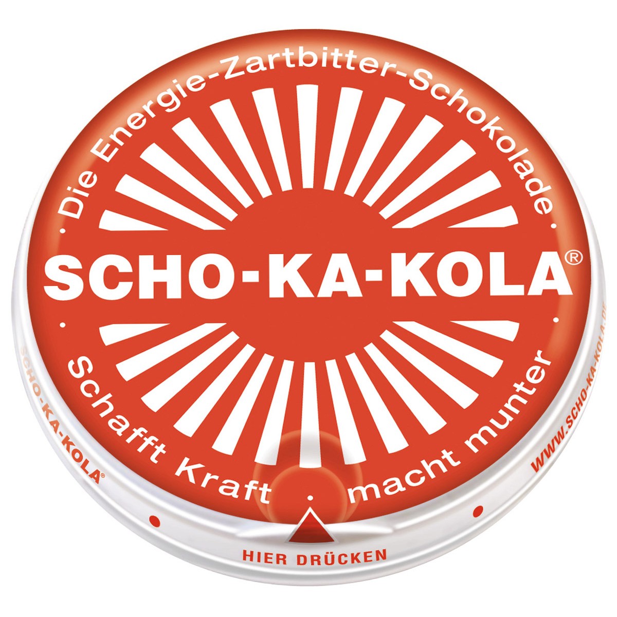 Cioccolato Fondente Energetico con Caffeina Scho-Ka-Kola