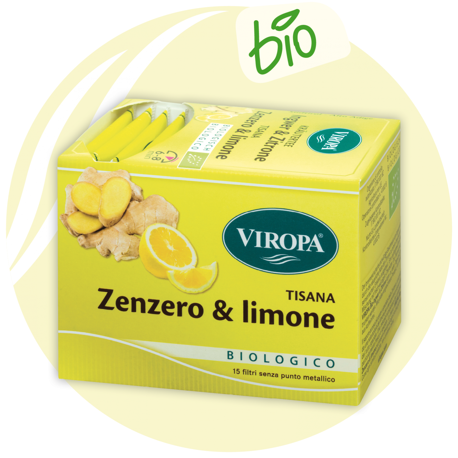 Zenzero e Limone Bio 15 bustine filtro