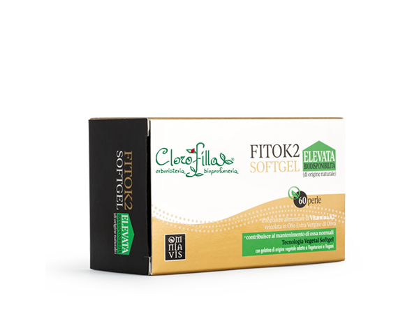 Fito Vitamina K2 naturale 60 perle Benessere delle Ossa