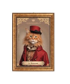 Gli AntenaTea Il Barone Tè in foglia 60 grammi con Dosatore in acciaio dorato e Cartiglio