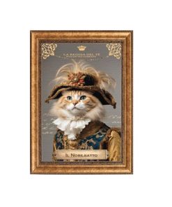 Gli AntenaTea Il Nobilgatto Tè in foglia 60 grammi con Dosatore in acciaio dorato e Cartiglio