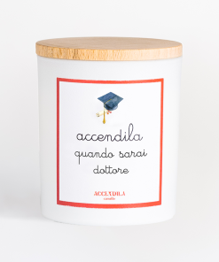 Candela Laurea Accendila Candle