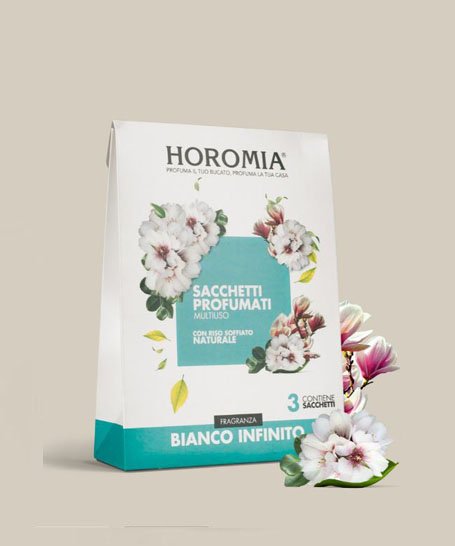 Horomia Sacchetti Profumati Multiuso Bianco Infinito